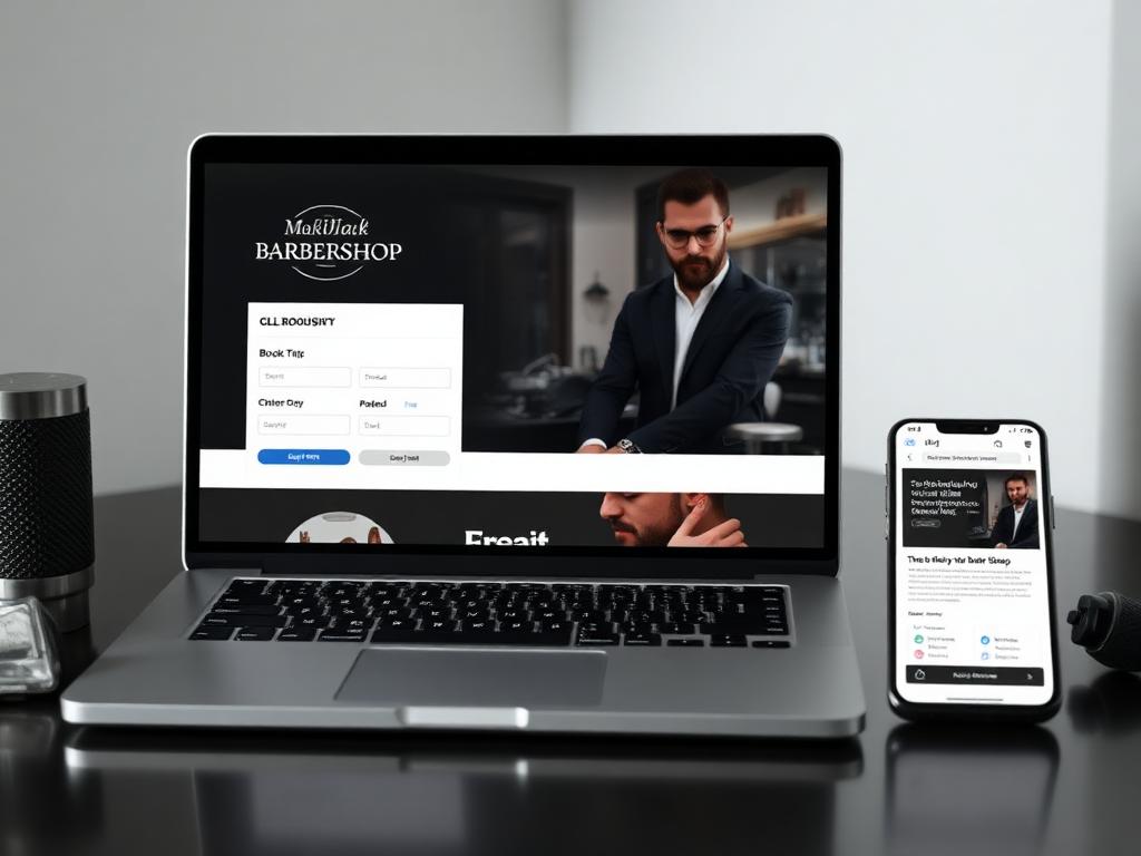 Mainline Barbershop website